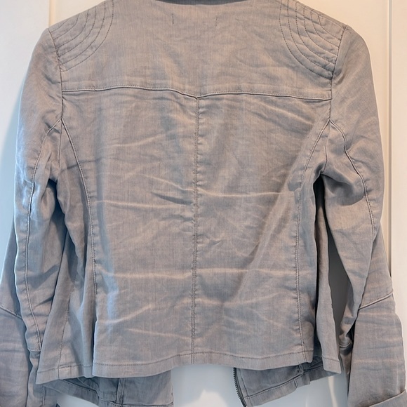Evereve LEVEL 99 Brooklyn washable Moto Jacket Small - Picture 7 of 8